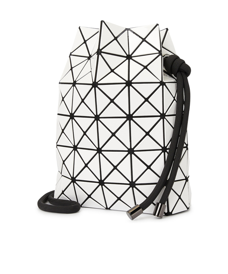 Bao Bao Issey Miyake Geometric Shoulder Bag In White