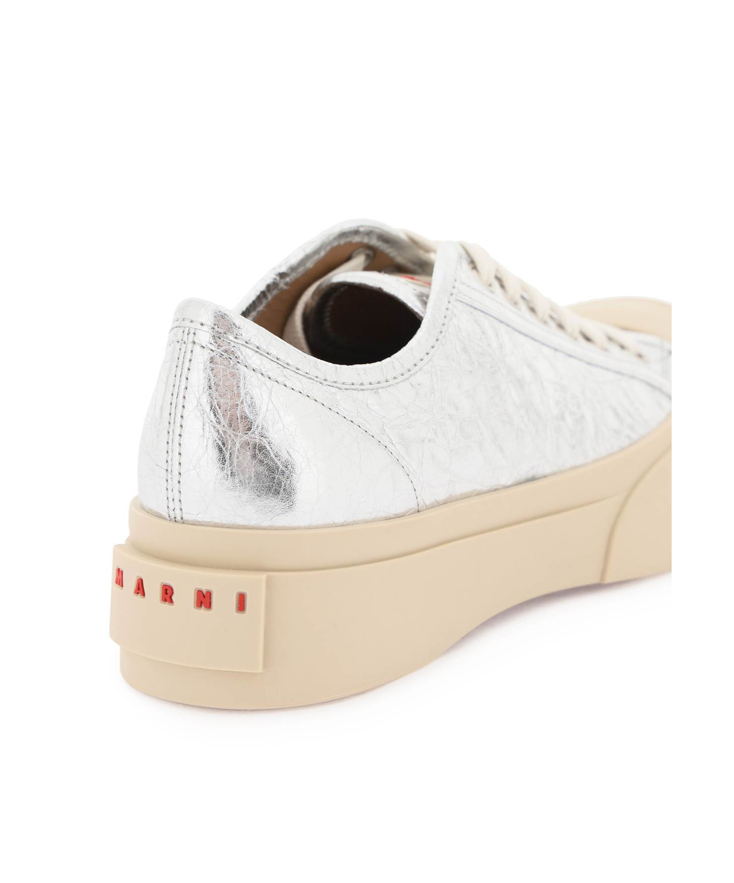 Marni Pablo Lace-up Sneakers In Gray