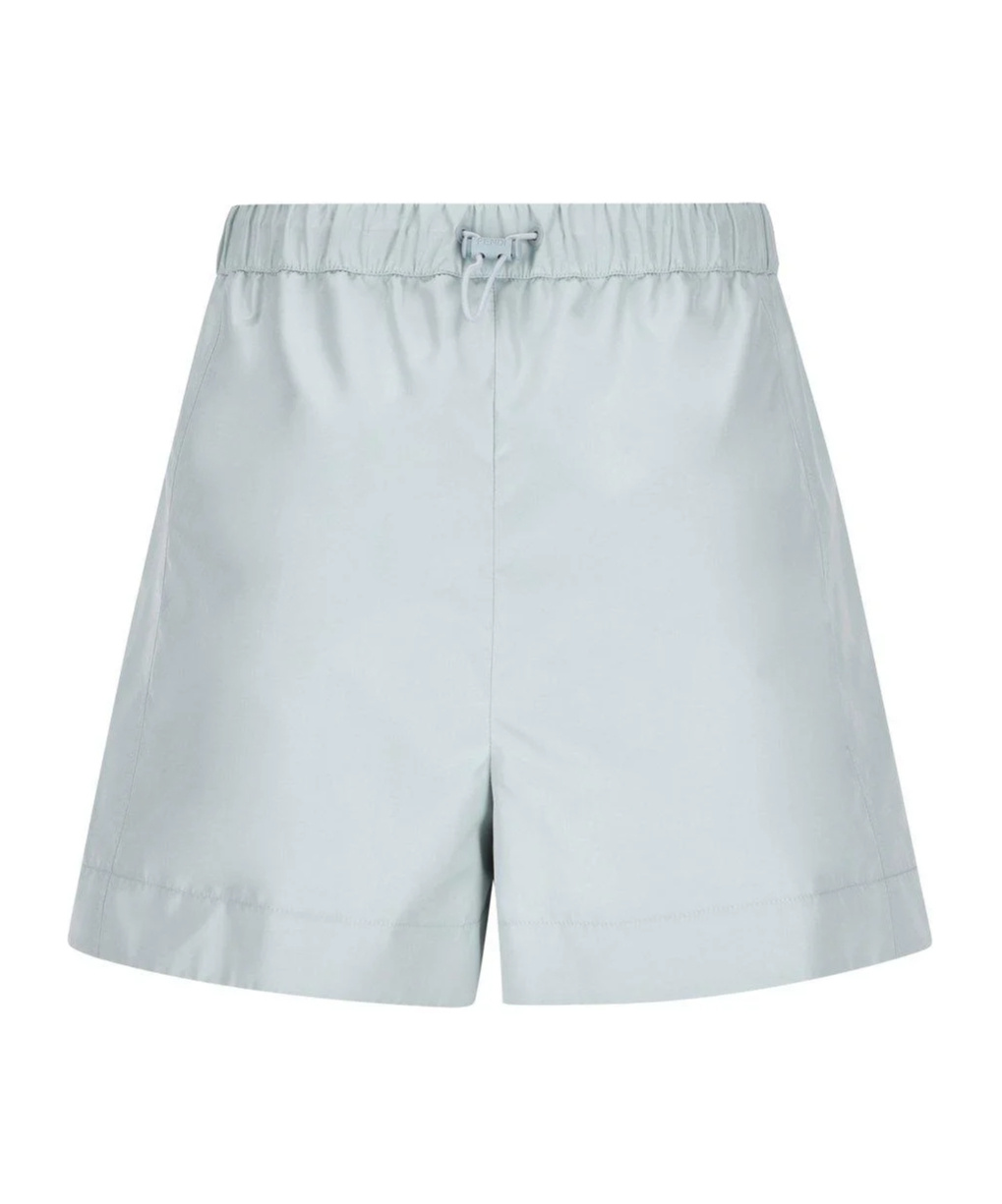 Shop Fendi Elasticated-waistband Shorts In Blue