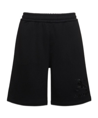 Burberry Taylor Embroidered Logo Plain Knitted Shorts