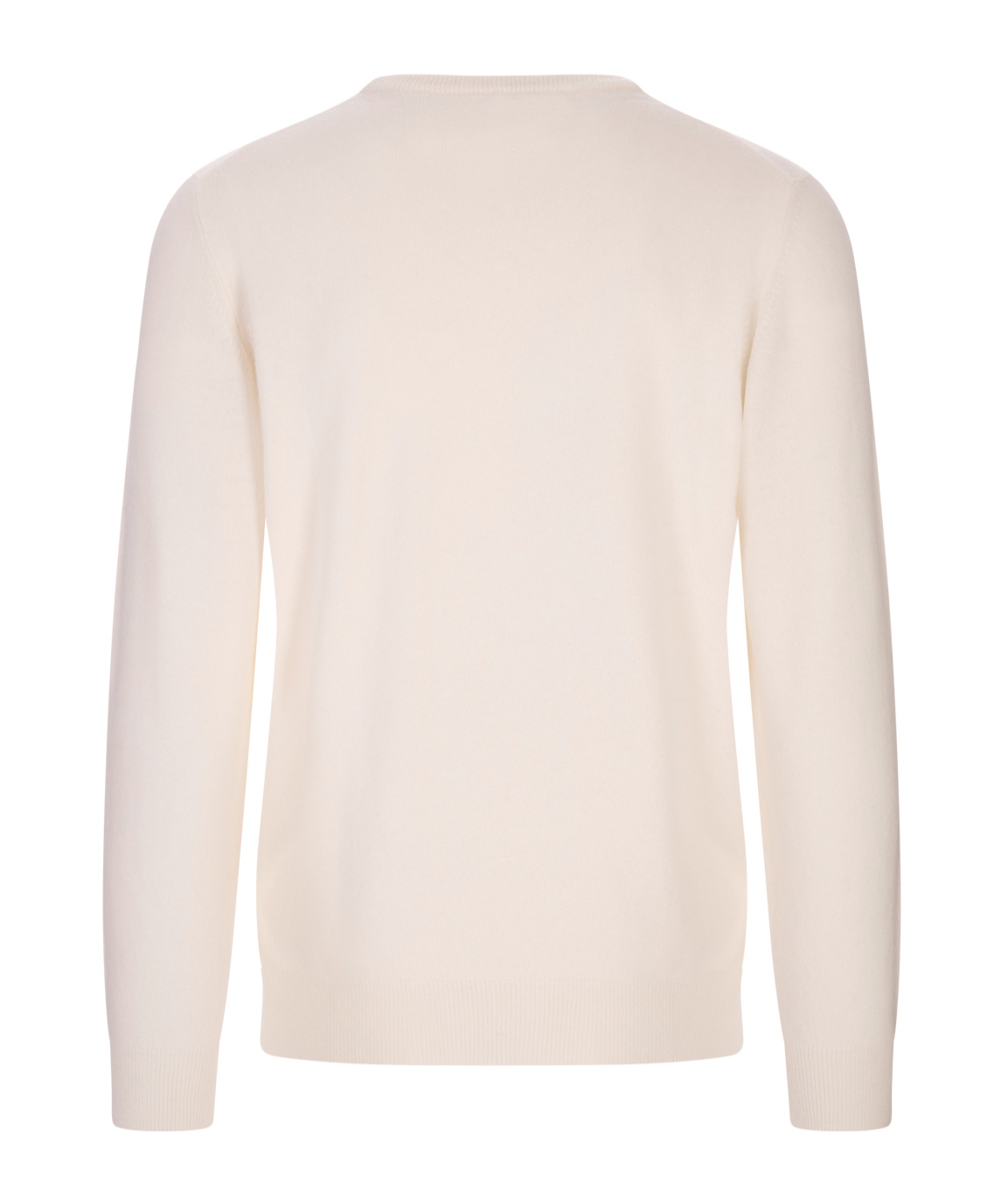 Fedeli Long-sleeved Sweater In White
