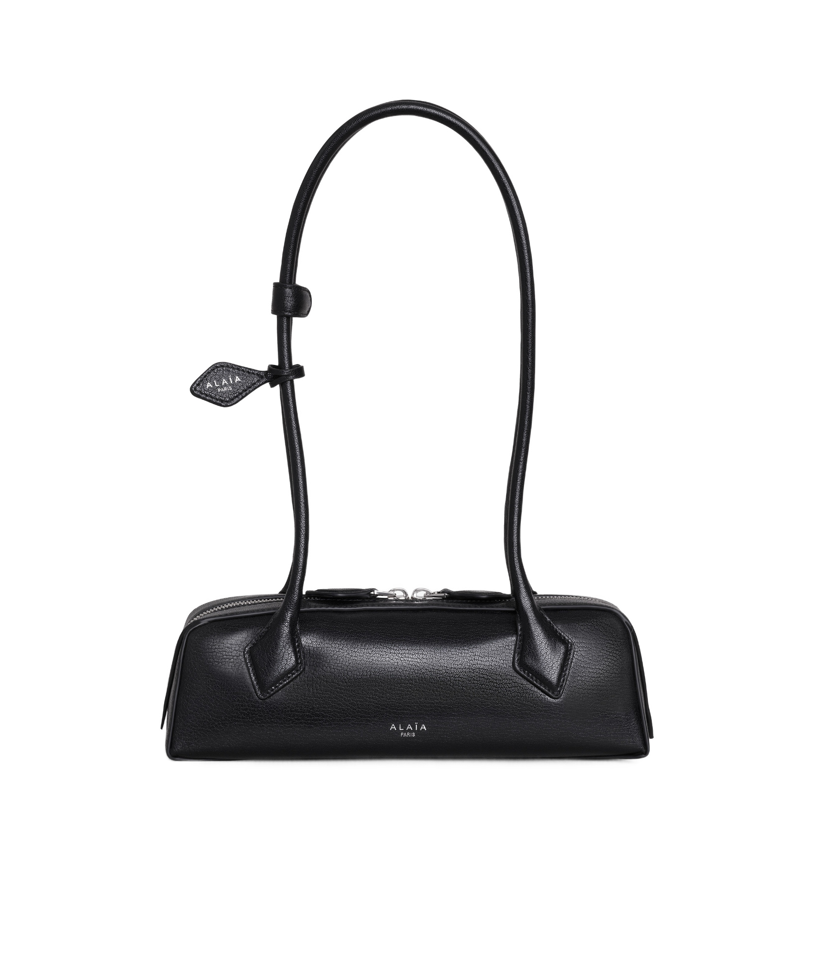 Alaïa Medium Elegant Handbag With Tubular Handles In Black