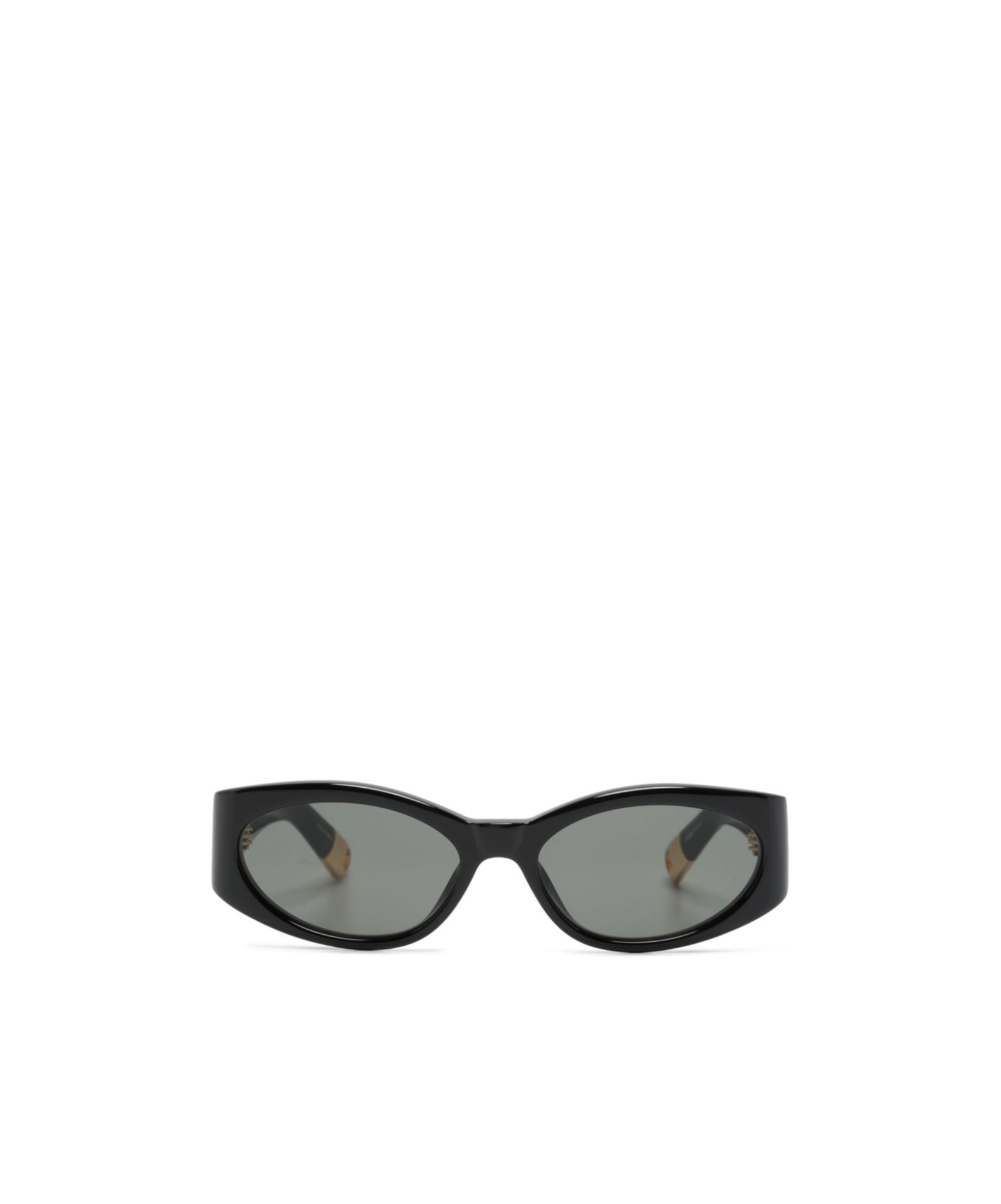 Jacquemus Oval-frame Sunglasses In Gray