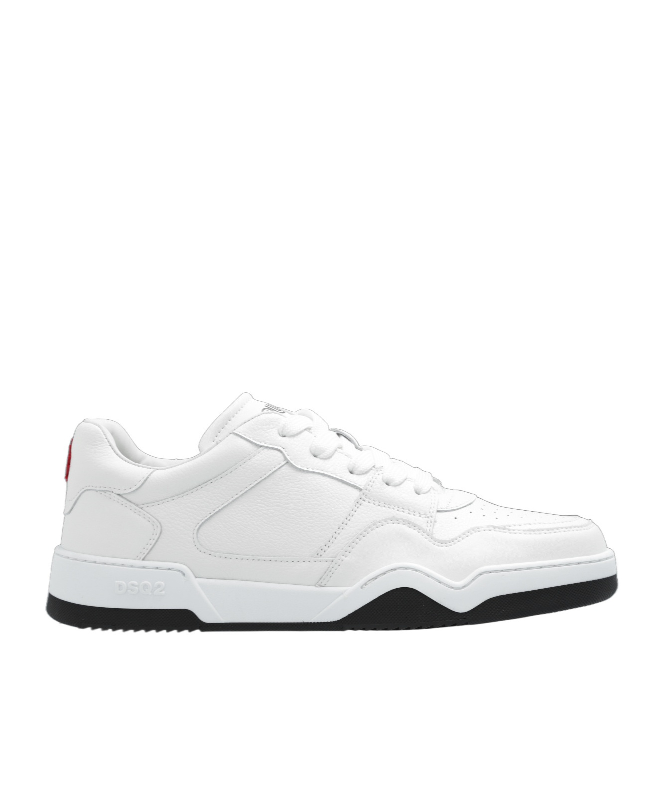 Shop Dsquared2 Perforated Lace-up Sneakers In White