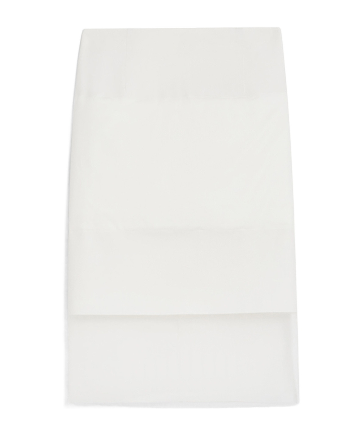 Max Mara Zipper Skirt On The Back In White