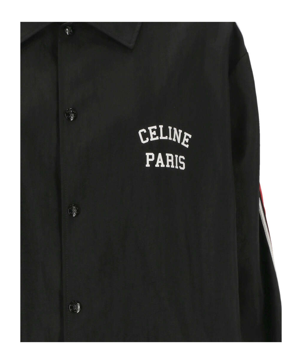 Celine Long-sleeved Casual Jacket In Black