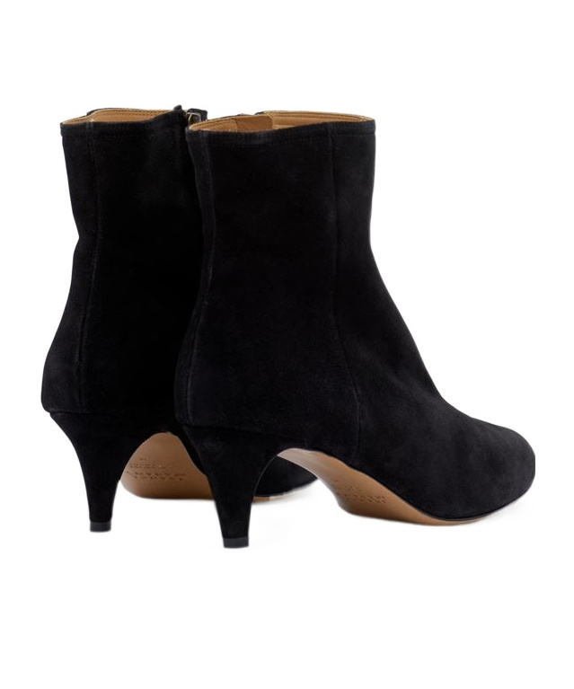 Isabel Marant 'deone' Suede Ankle Boots In Black