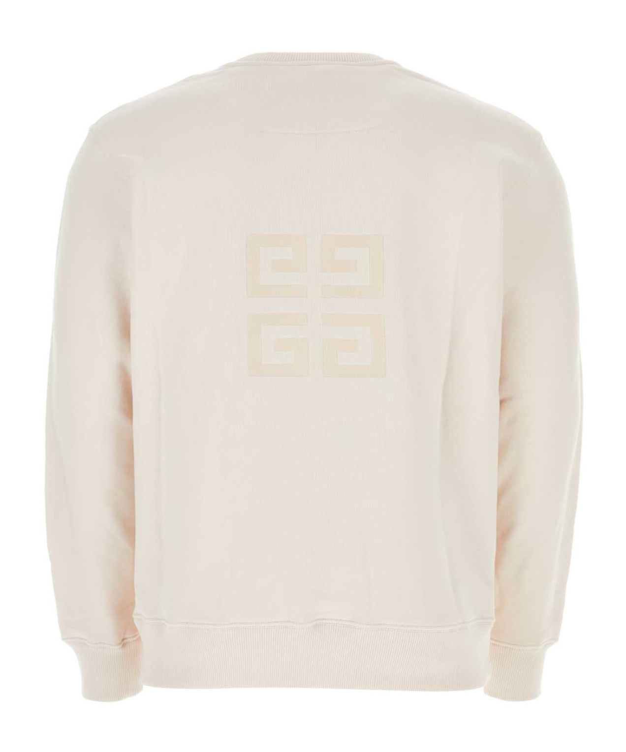 Givenchy Logo-embroidered Cotton Sweatshirt In Pink