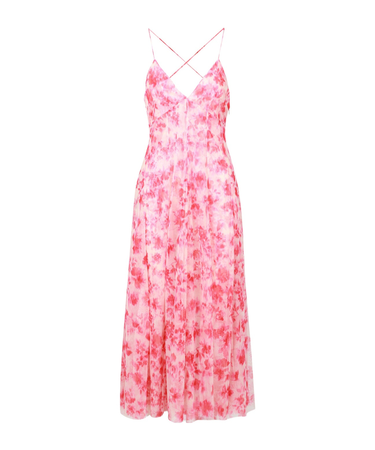 Philosophy Di Lorenzo Serafini A Dress With A Halter And Bare Back In Pink