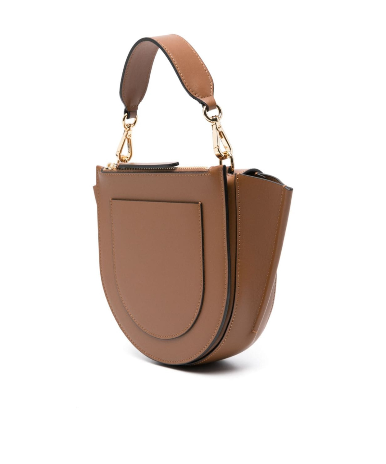 Wandler Hortensia Mini Top Handle Bag In Brown
