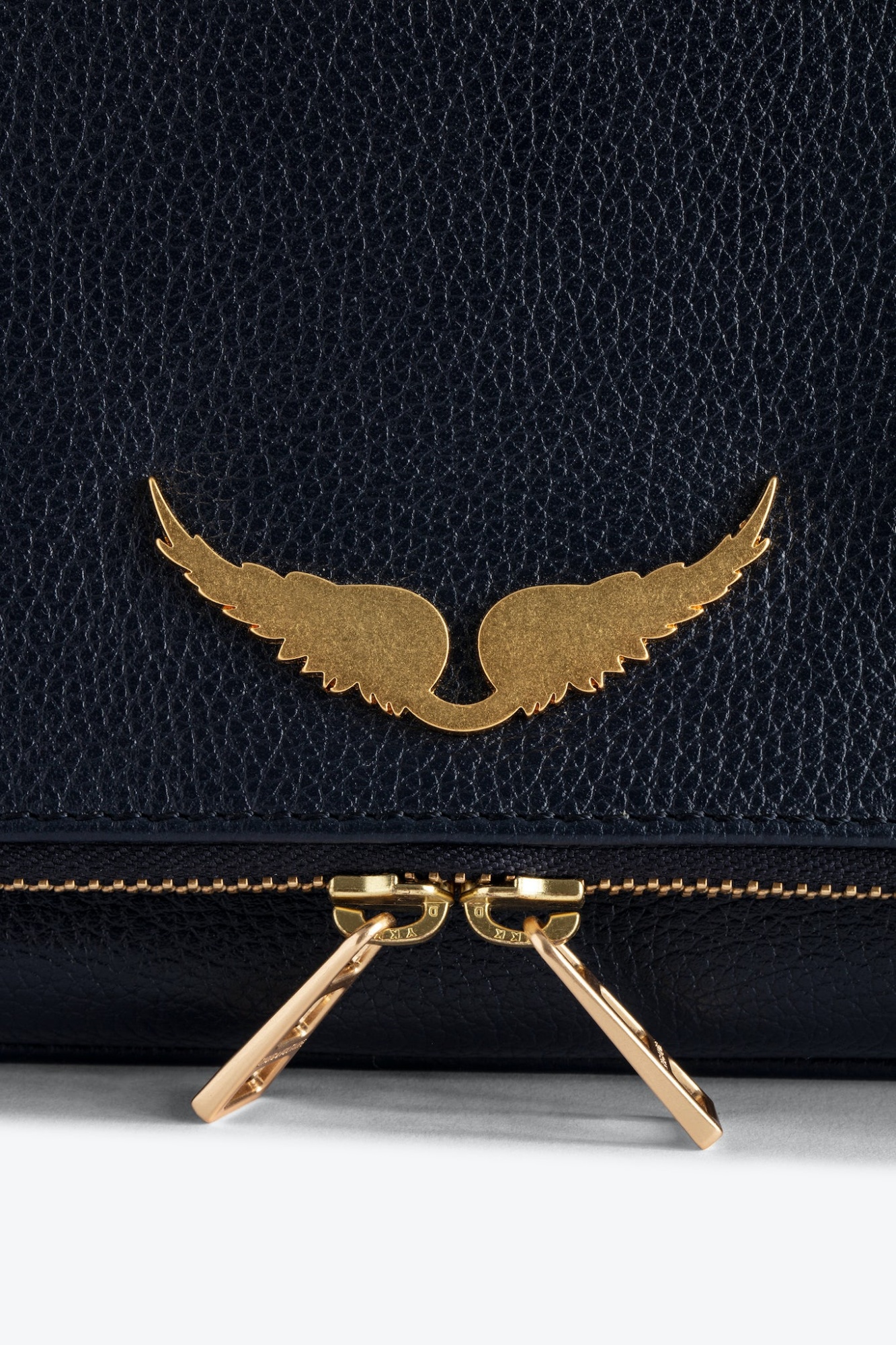Zadig & Voltaire Zadig Voltaire Logo-plaque Clutch Bag In Black