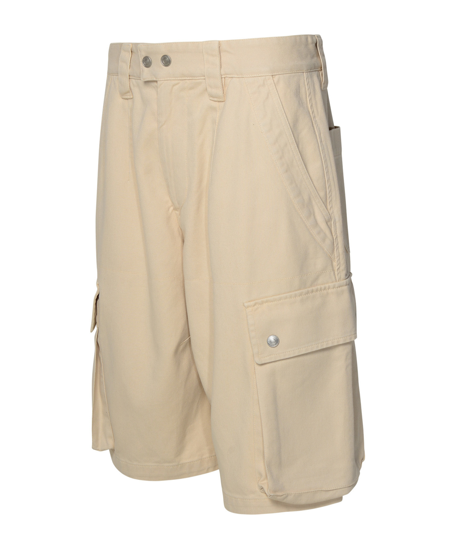 Isabel Marant Knee Length Cargo Pockets Shorts In Nude