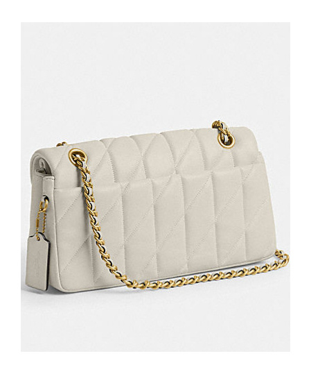 Coach Tabby 20 Leather Crossbody Bag In Nude