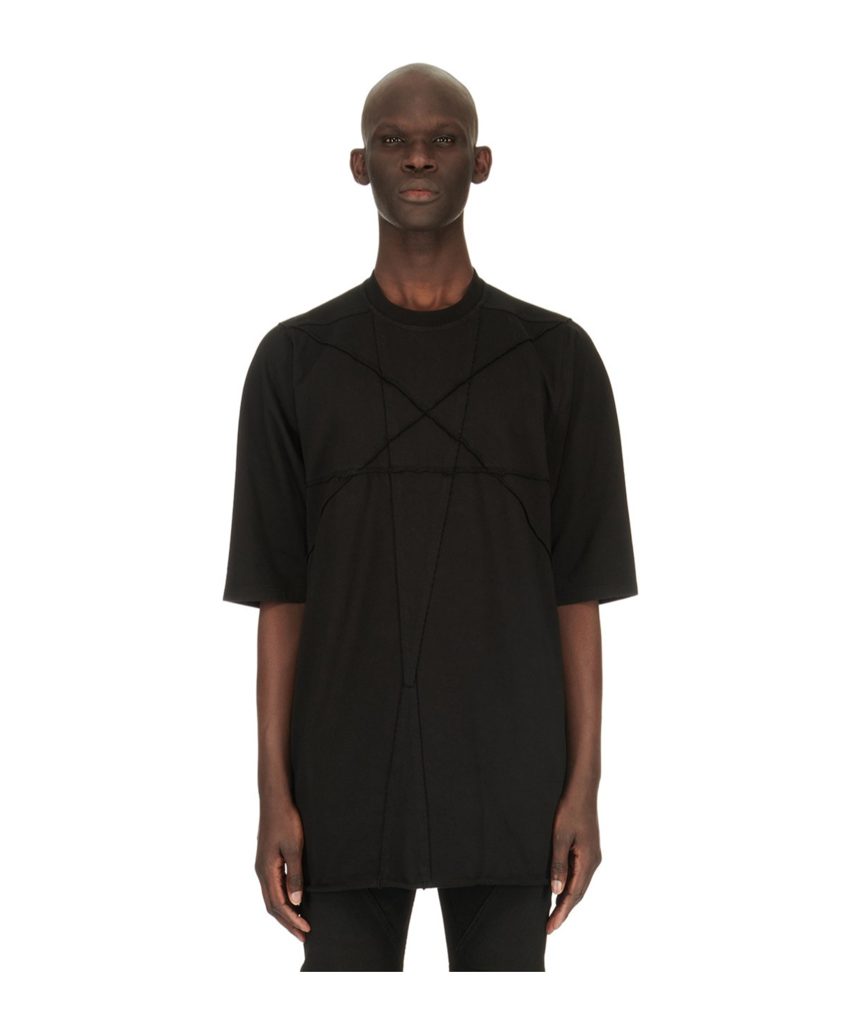 RICK OWENS DRKSHDW RICK OWENS DRKSHDW JUMBO CREWNECK T-SHIRT