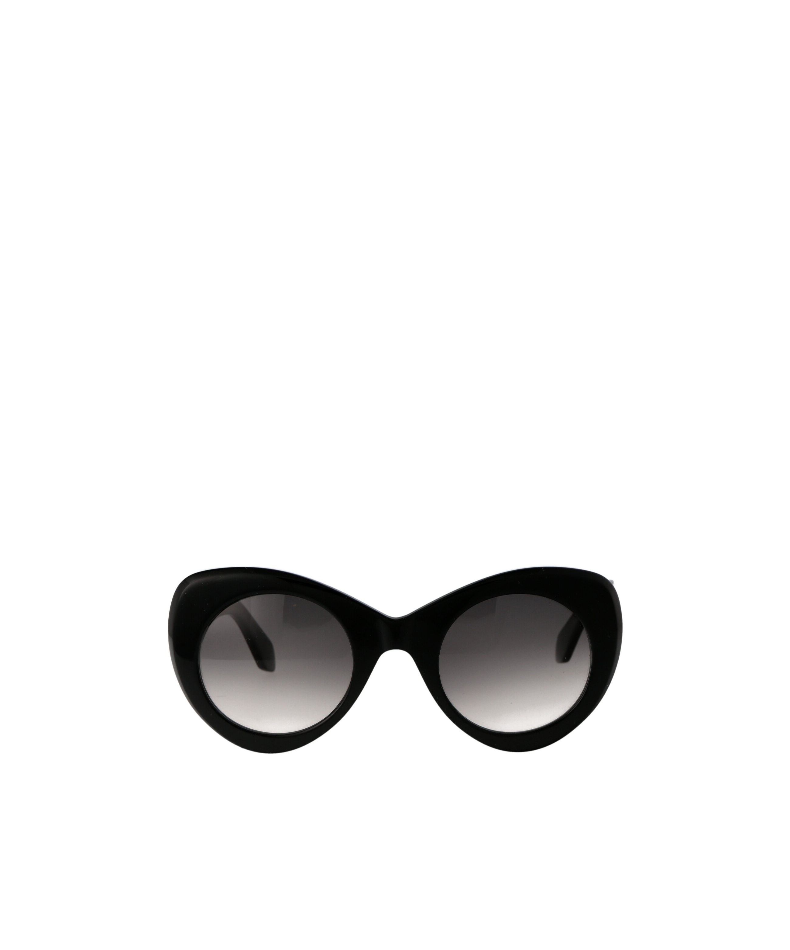 Alaïa Round-frame Sunglasses In Black