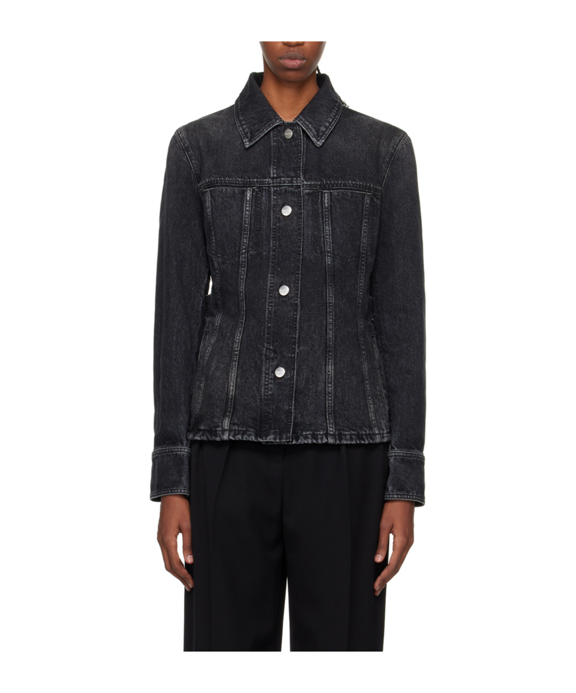 Ferragamo Salvatore Button In Black