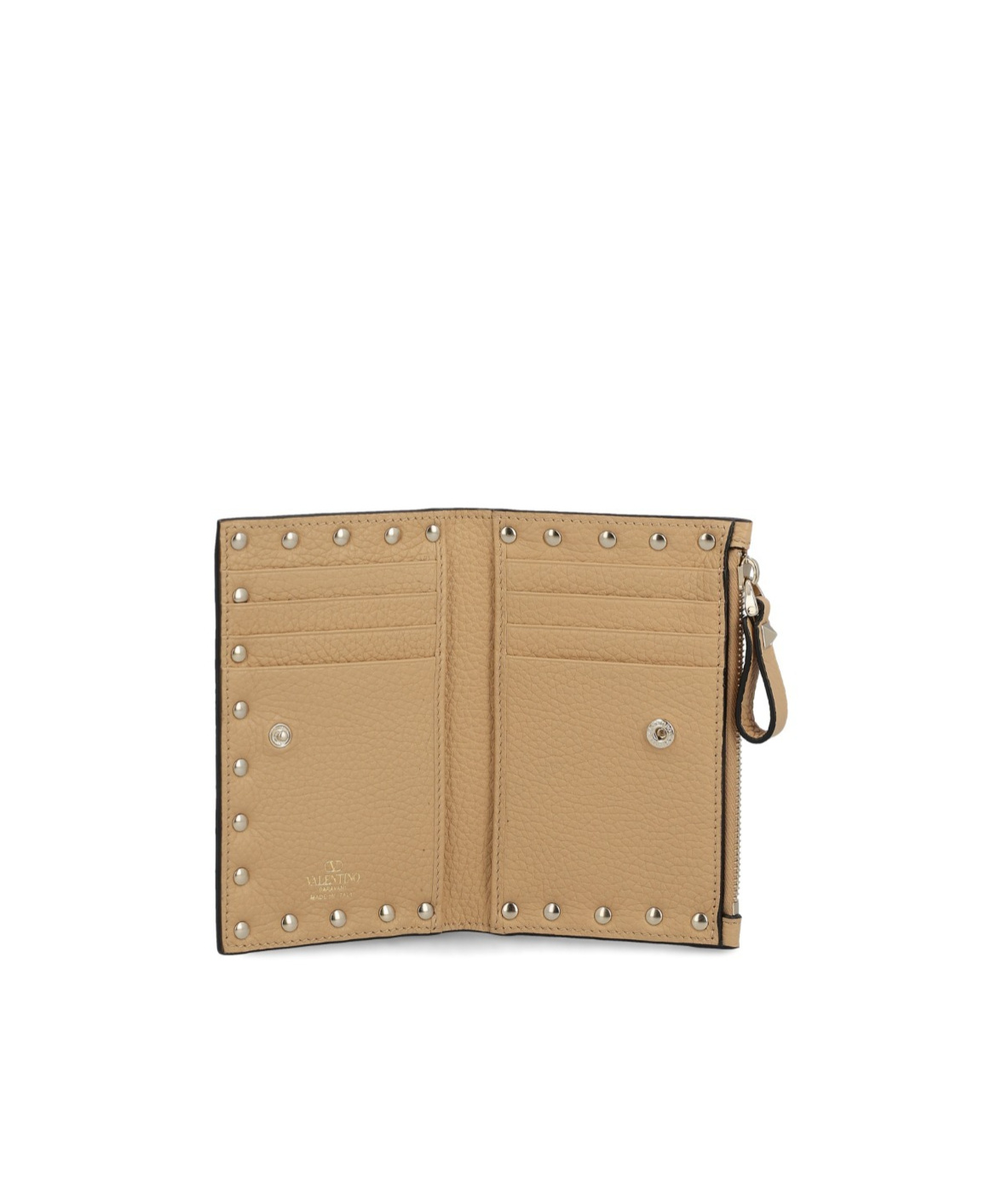VALENTINO GARAVANI ROCKSTUD LEATHER WALLET