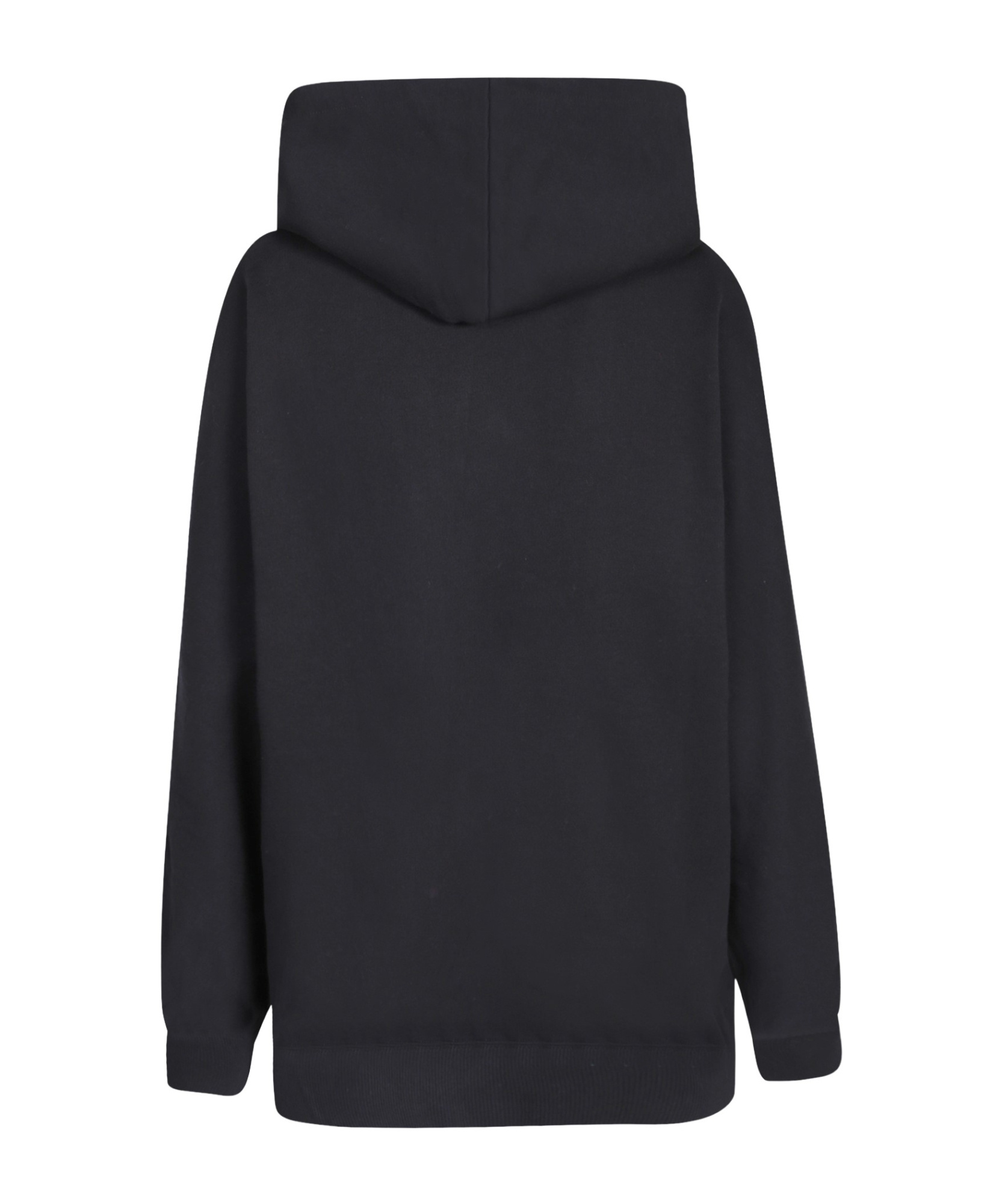 Msgm Black Hooded Sweatshirts In Black