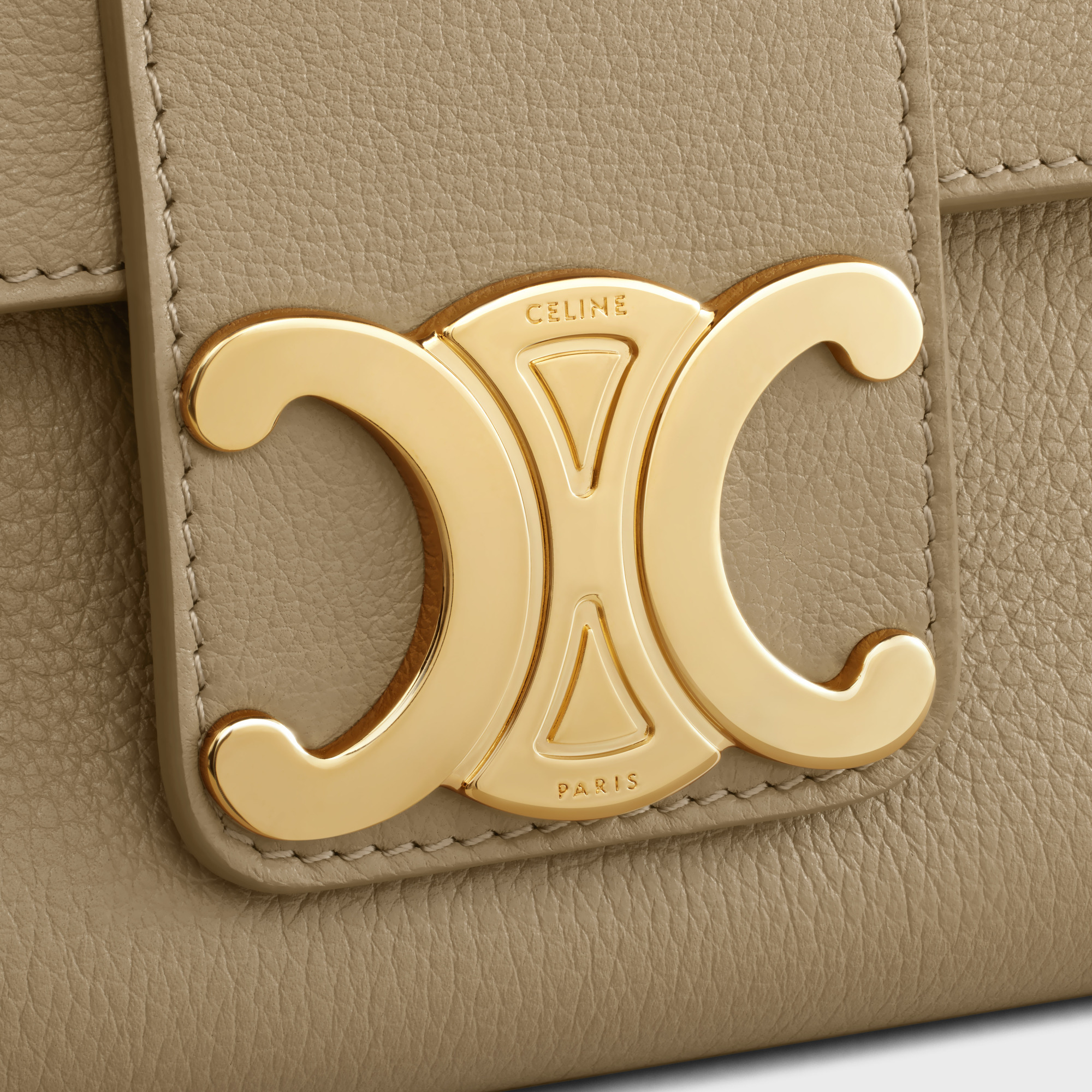 Celine Victoire Medium Crossbody Bag In Brown