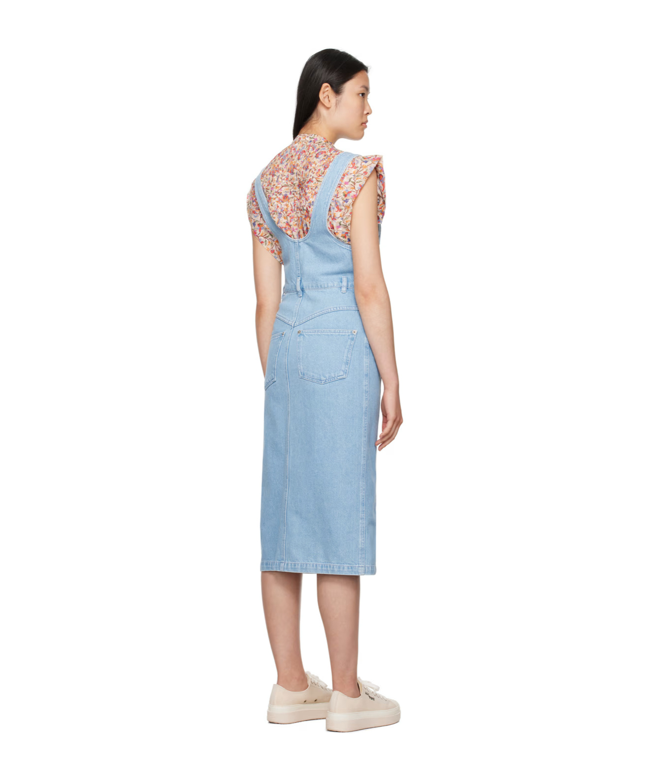 Isabel Marant Étoile Filipine Denim Dress In Blue