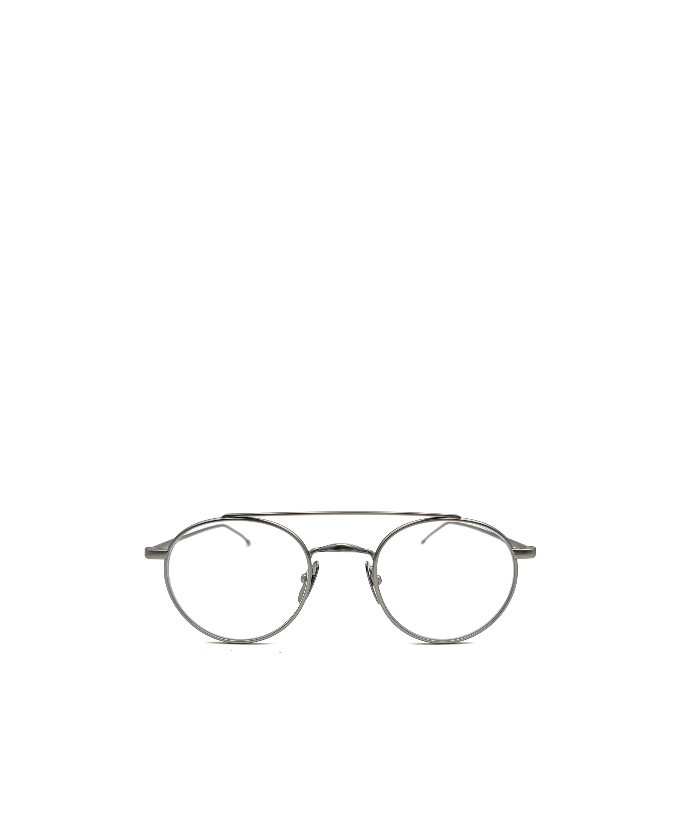 Thom Browne Round-frame Glasses In White