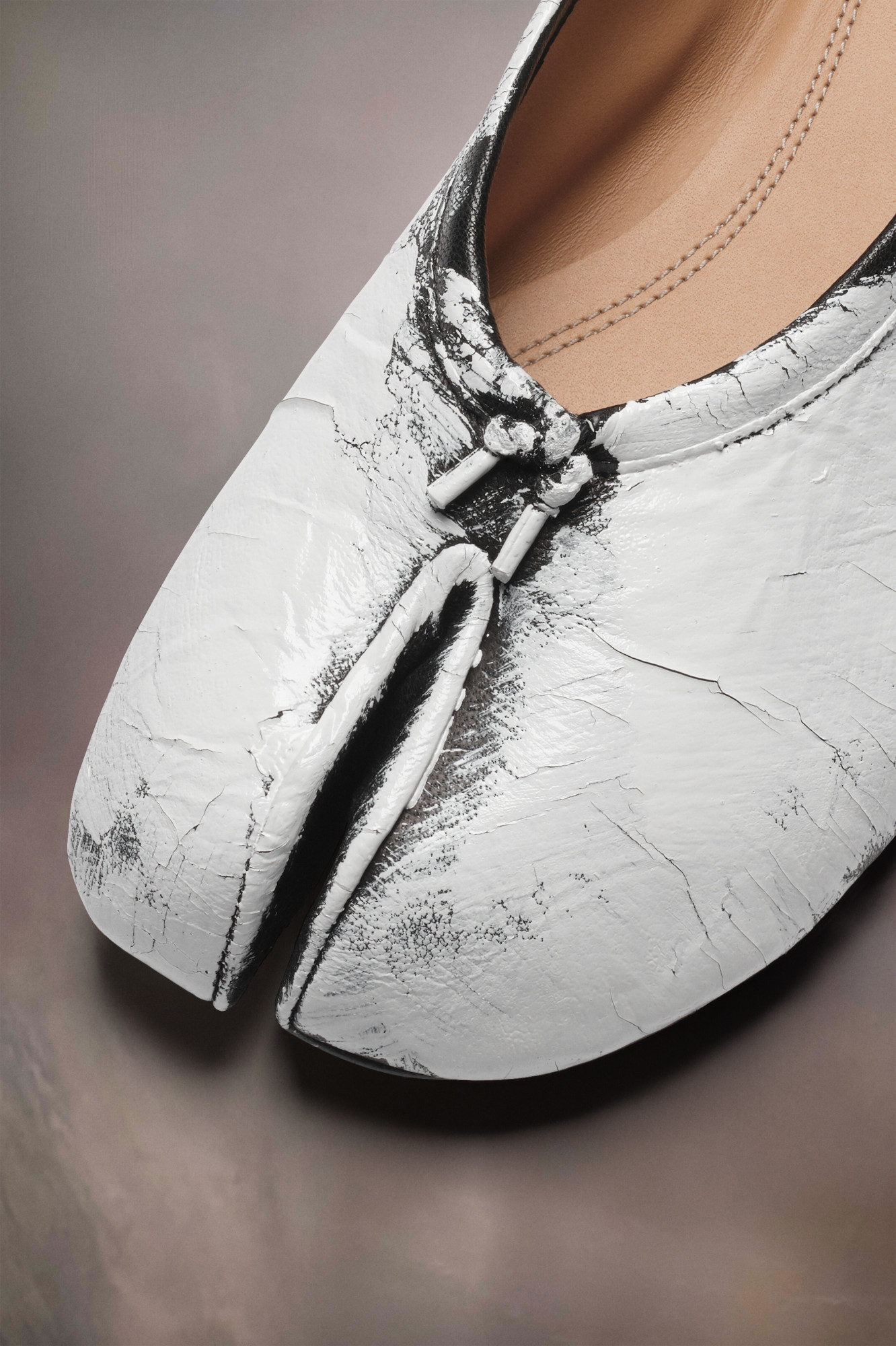 Maison Margiela Flats In White