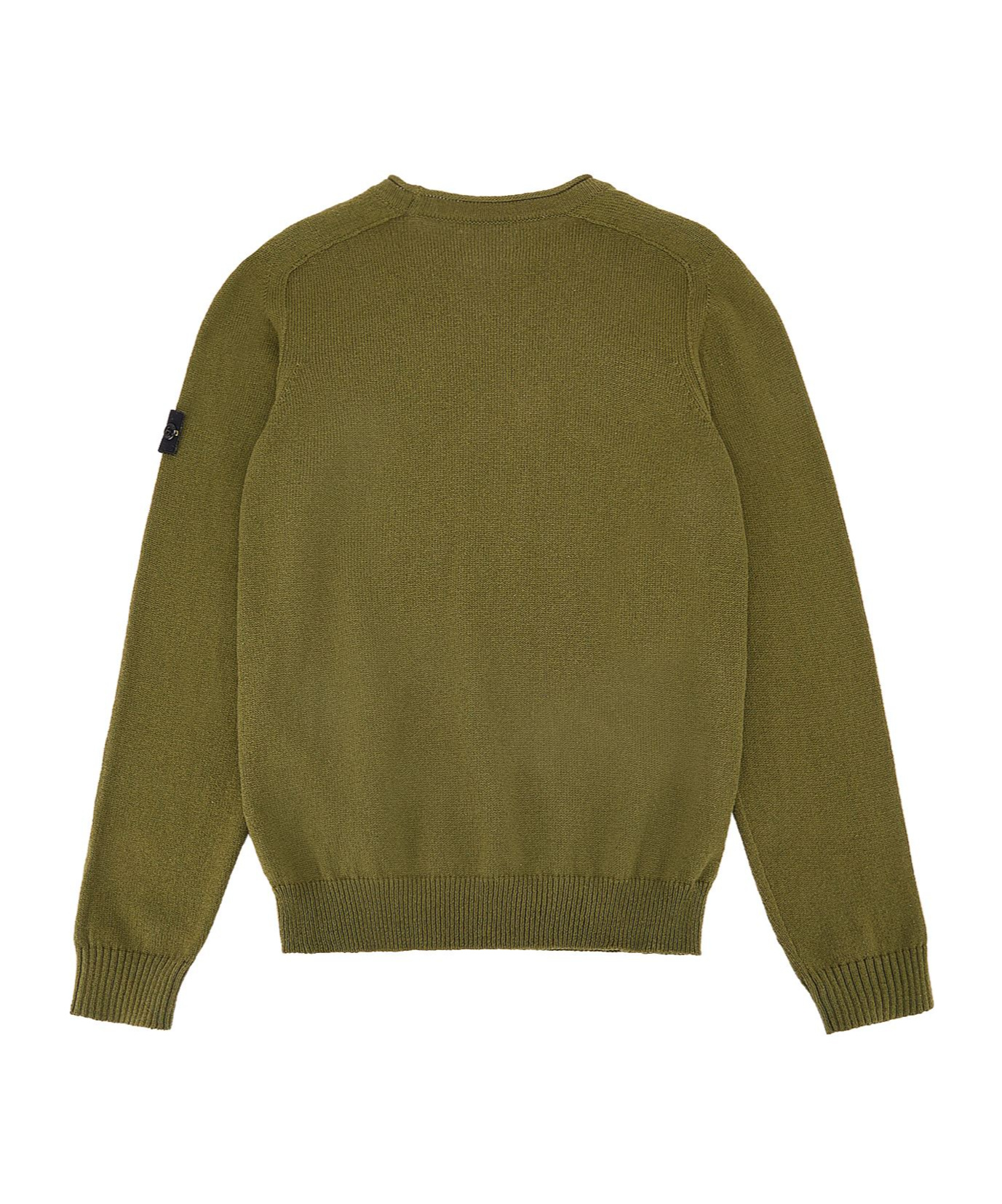 Stone Island Long-sleeved Sweater In Green