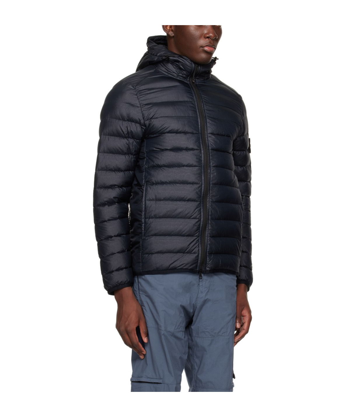 STONE ISLAND STONE ISLAND LIGHTWEIGHT HOODED DOWN JACKET