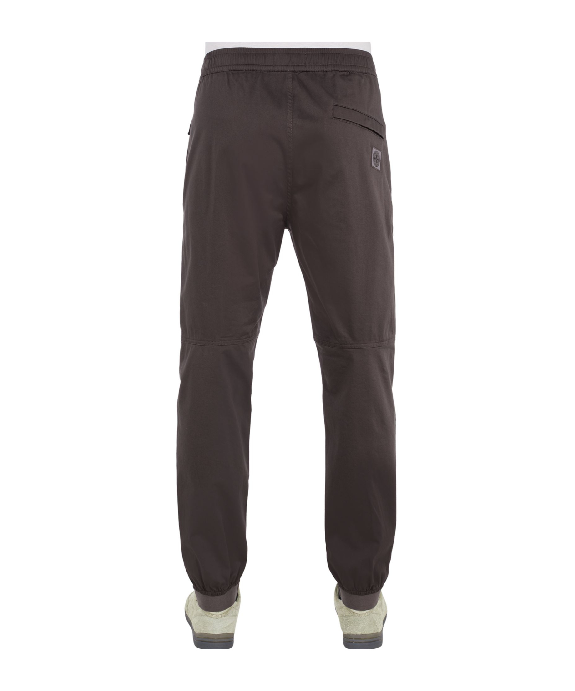 Stone Island Loose Waist Casual Pants In Gray