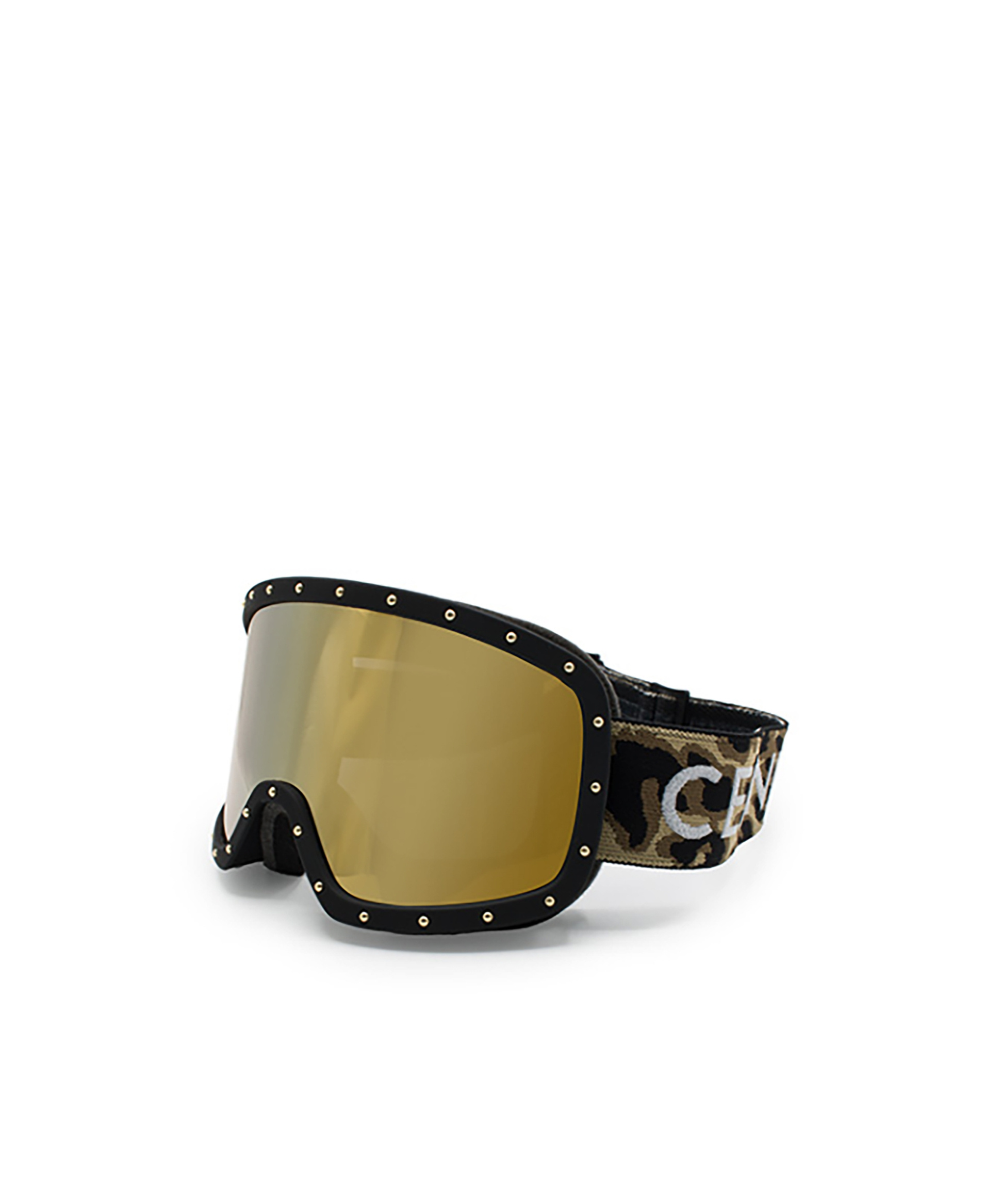 Celine Rivet Detail Ski Mirror In Black