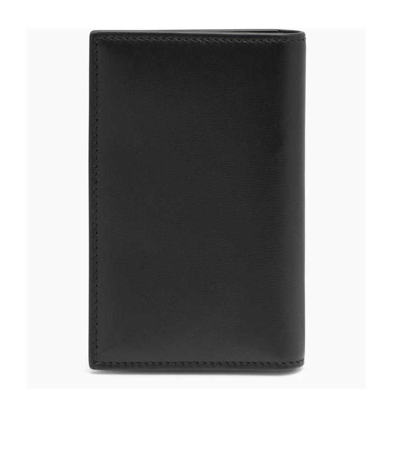 Ferragamo Compact Foldable Gancini Cardholder In Black