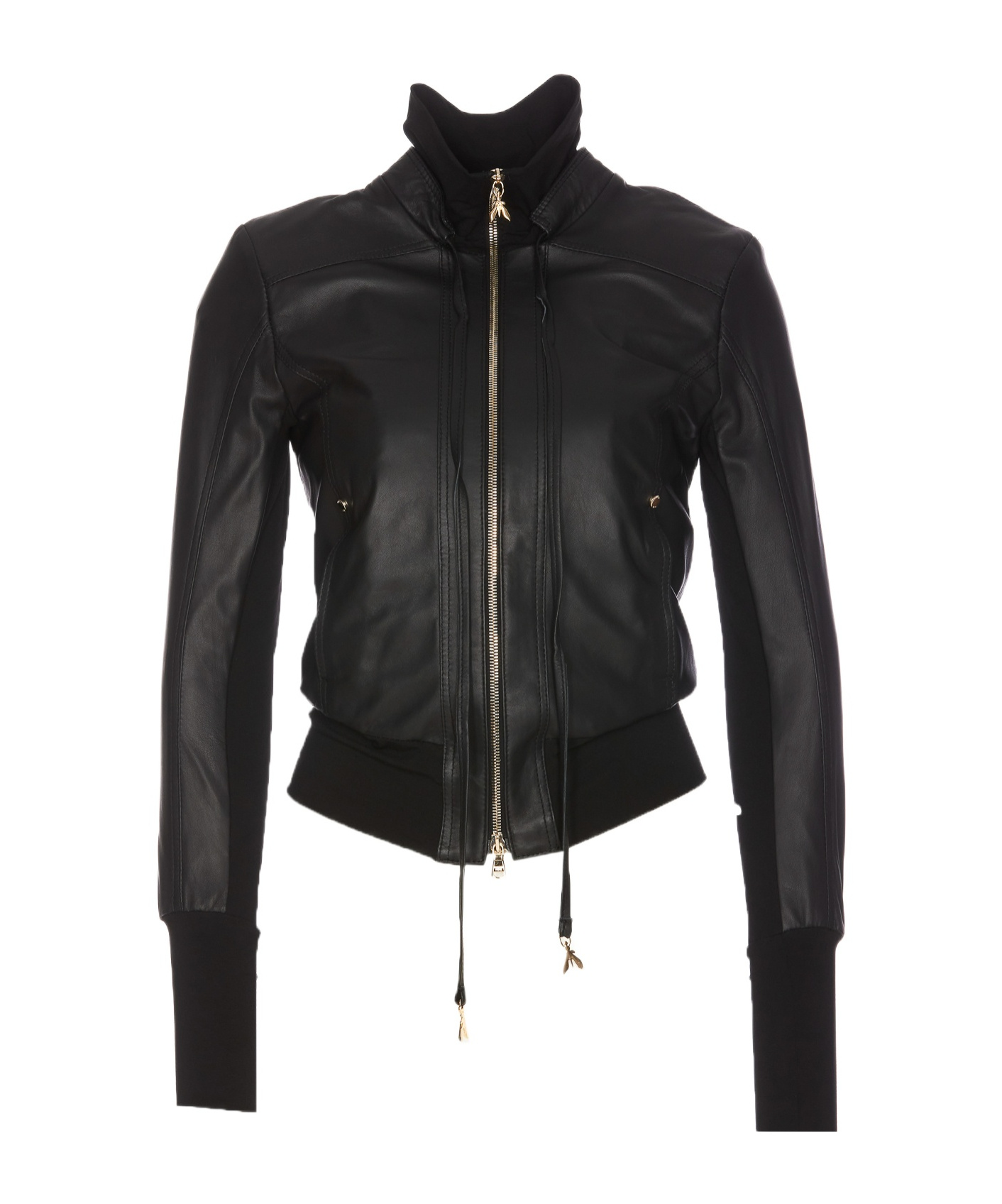 PATRIZIA PEPE LONG SLEEVE LEATHER JACKET 
