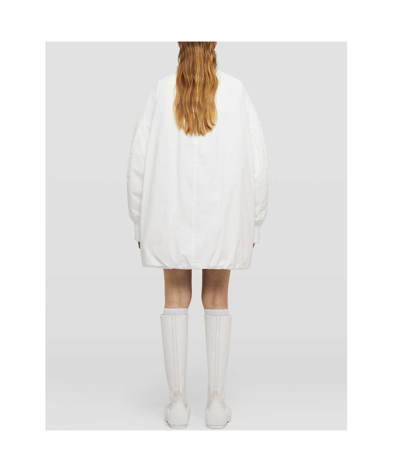 JIL SANDER JIL SANDER STAND-UP COLLAR OVERSIZED JACKET
