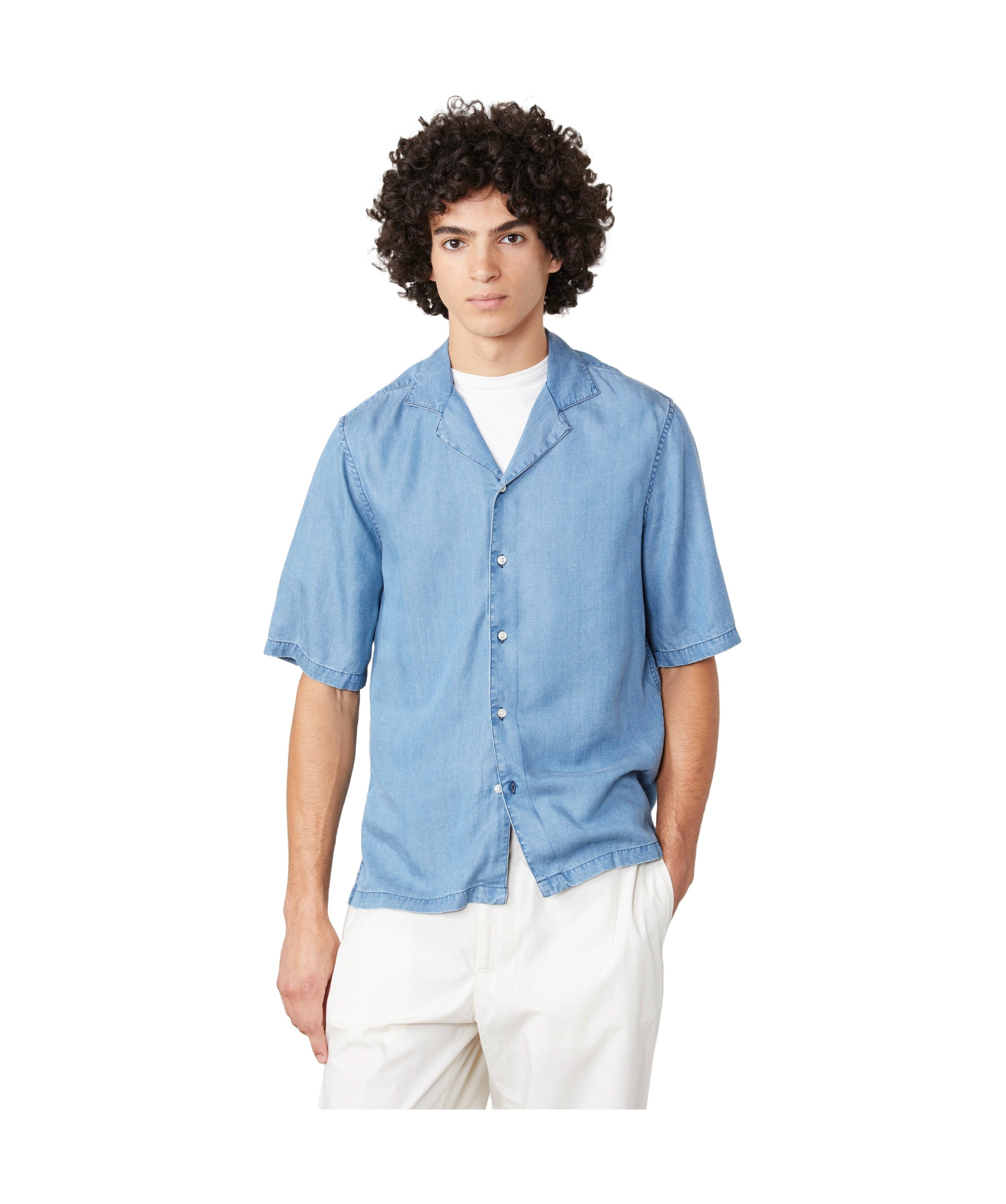 OFFICINE GENERALE CHAMBRAY LYOCELL SHIRT