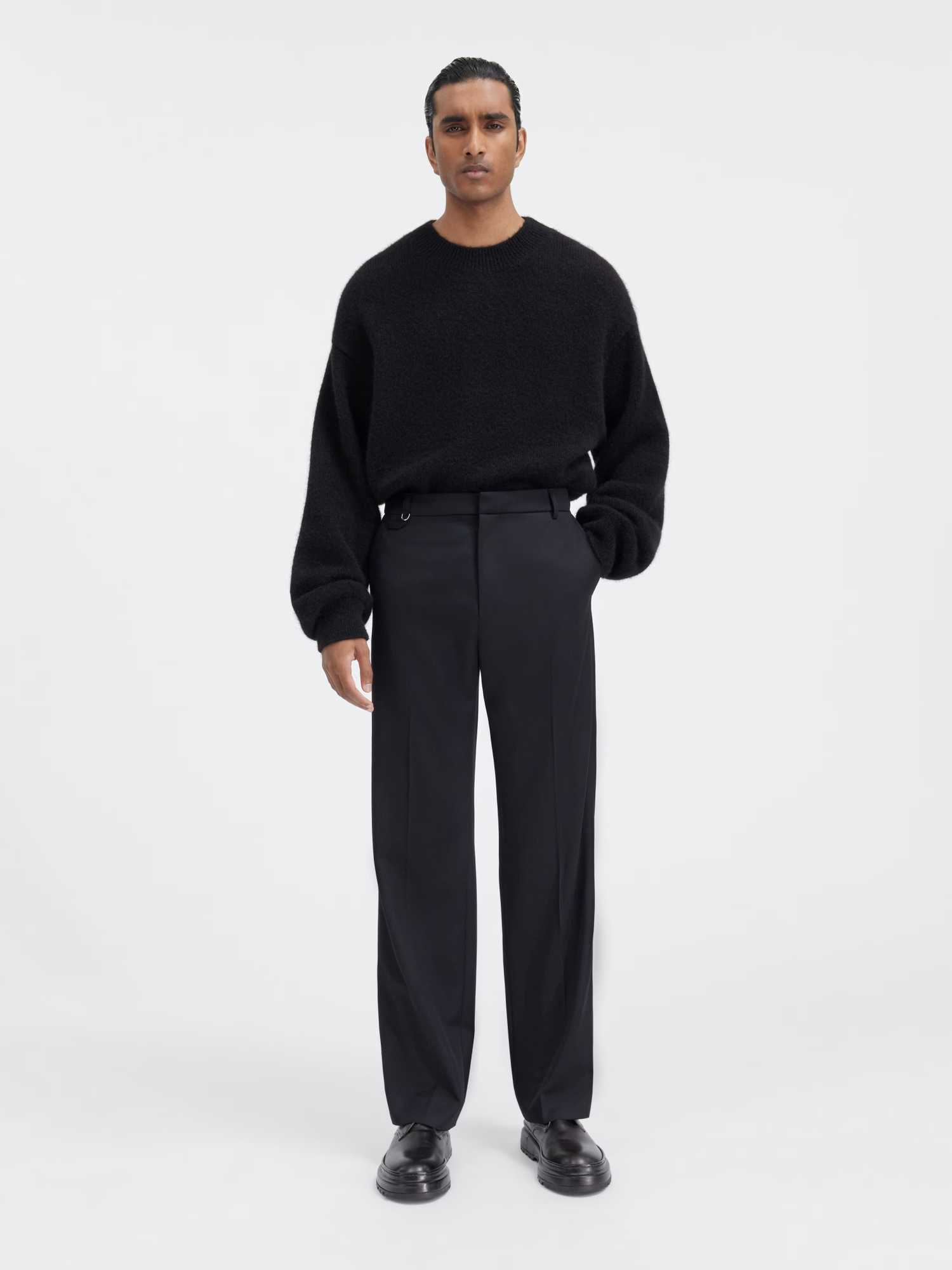 Jacquemus Le Pantalon Melo Straight Pants In Black