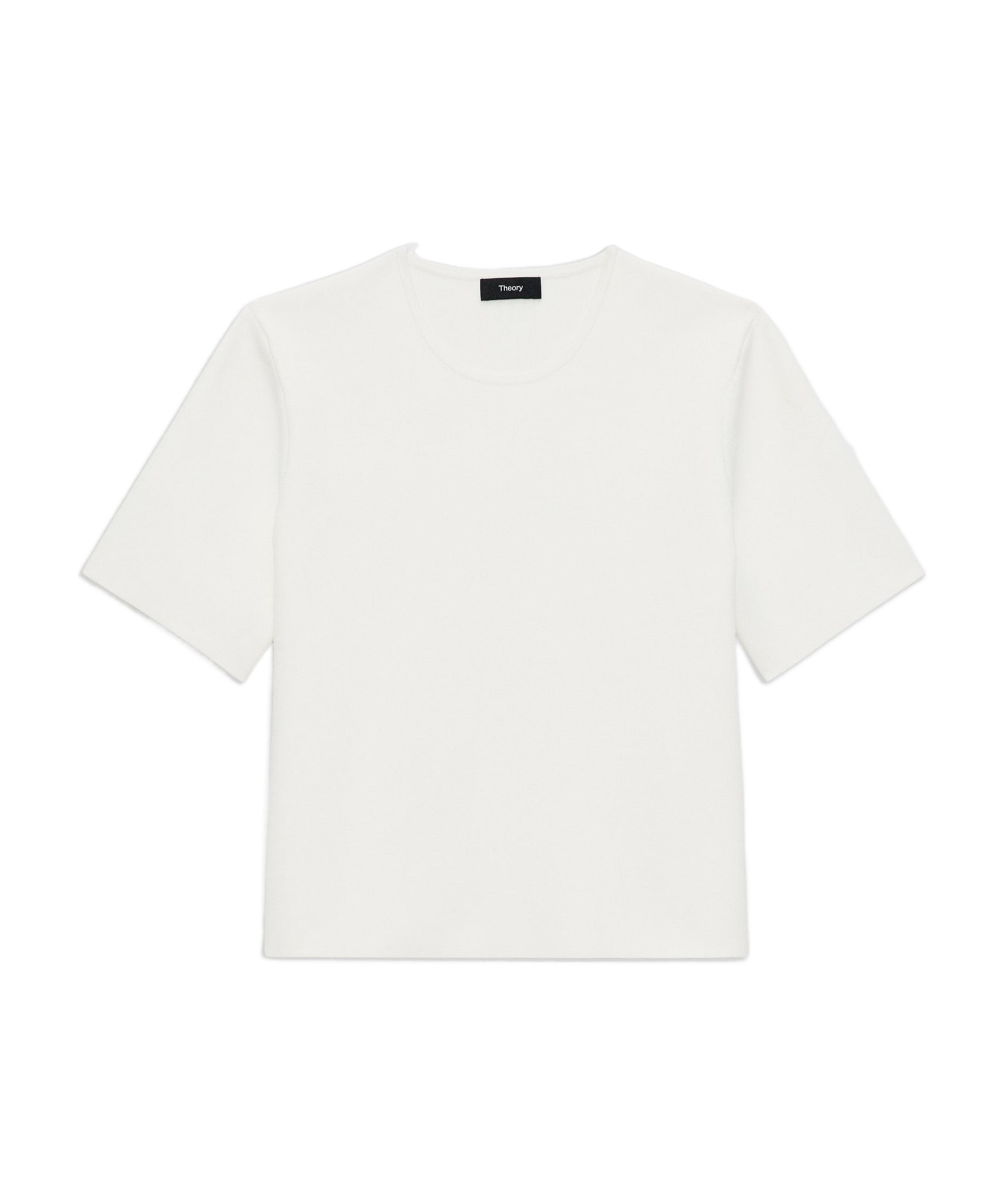 Theory Short-sleeve Jersey T-shirt In White