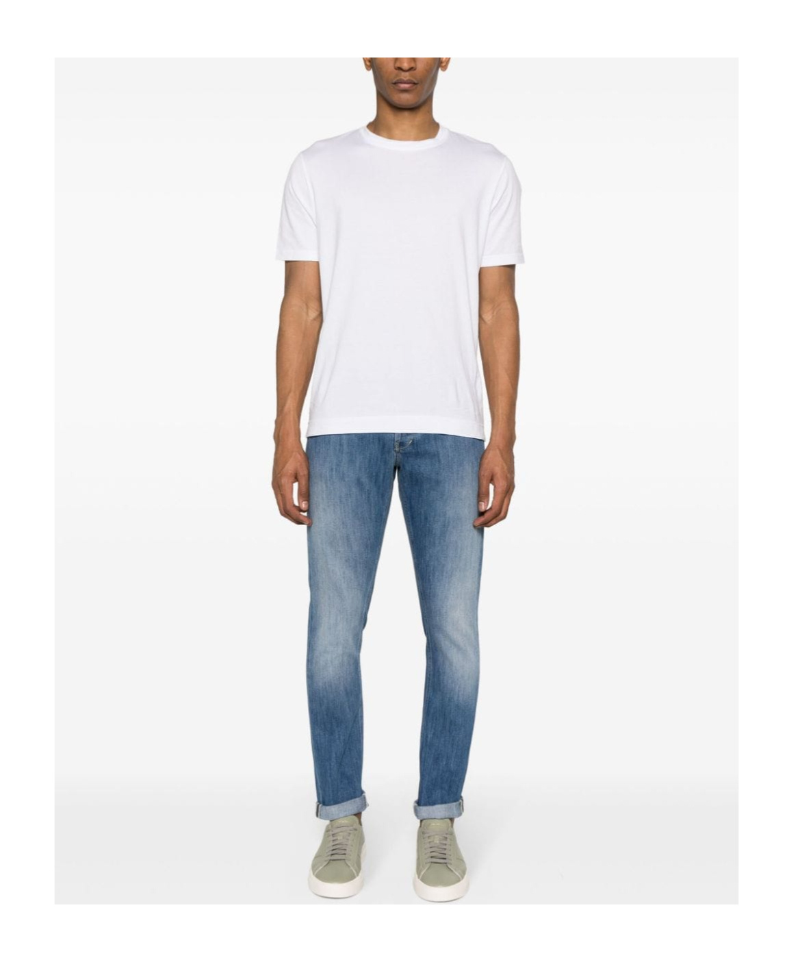 Dondup George Mid-rise Skinny Jeans In Blue