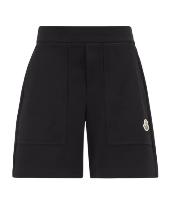 Moncler Fleece Shorts In Black