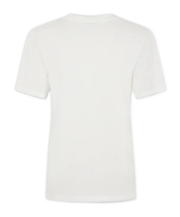 Rabanne Embellished Logo Regular T-shirt In White