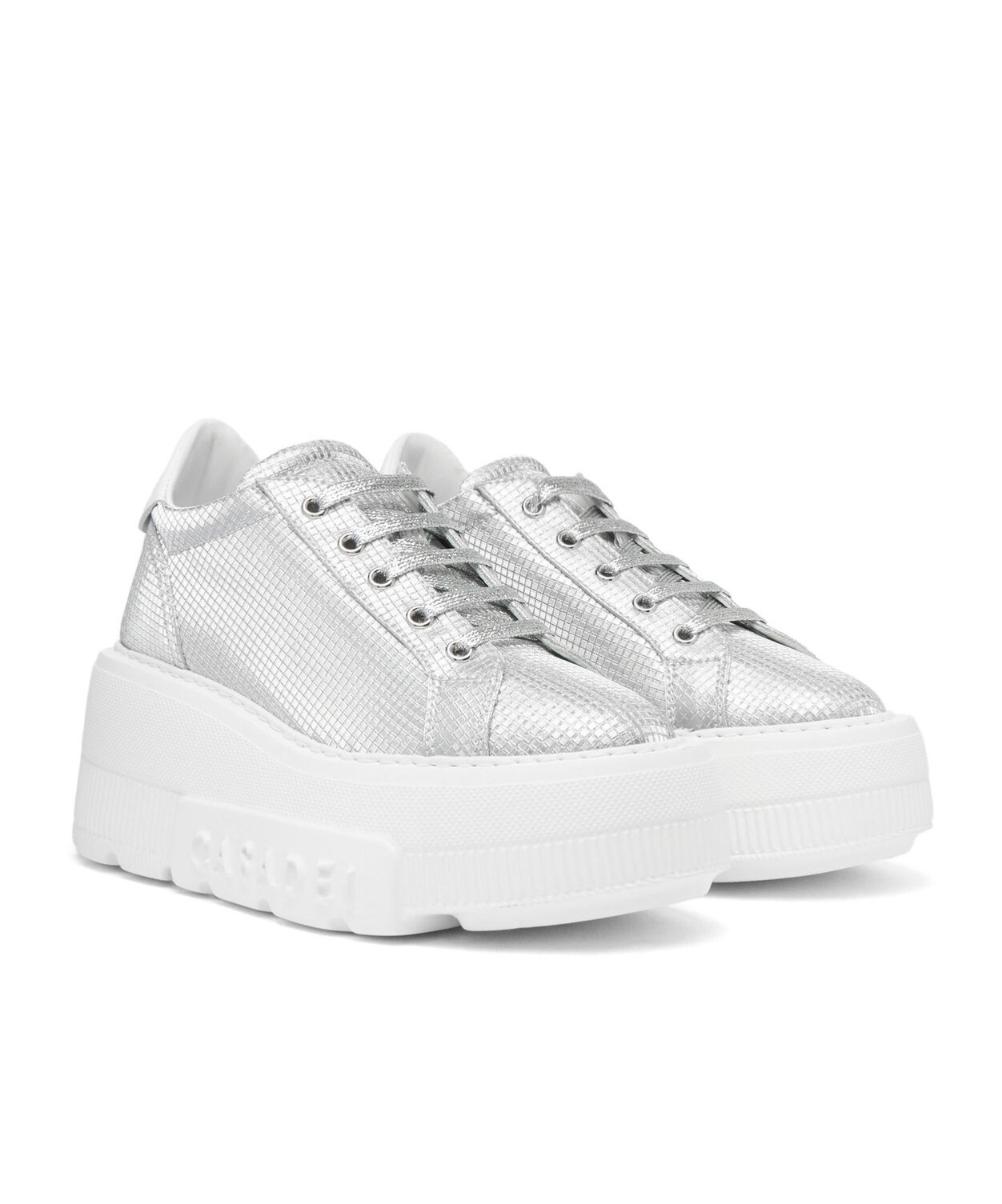 Casadei Nexus Hanoi Leather Sneakers In White