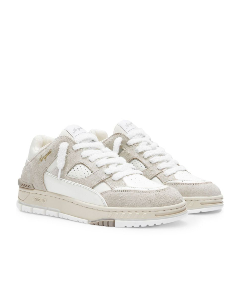 Axel Arigato Suede And Leather Sneakers With Cushioned Sole In Multi