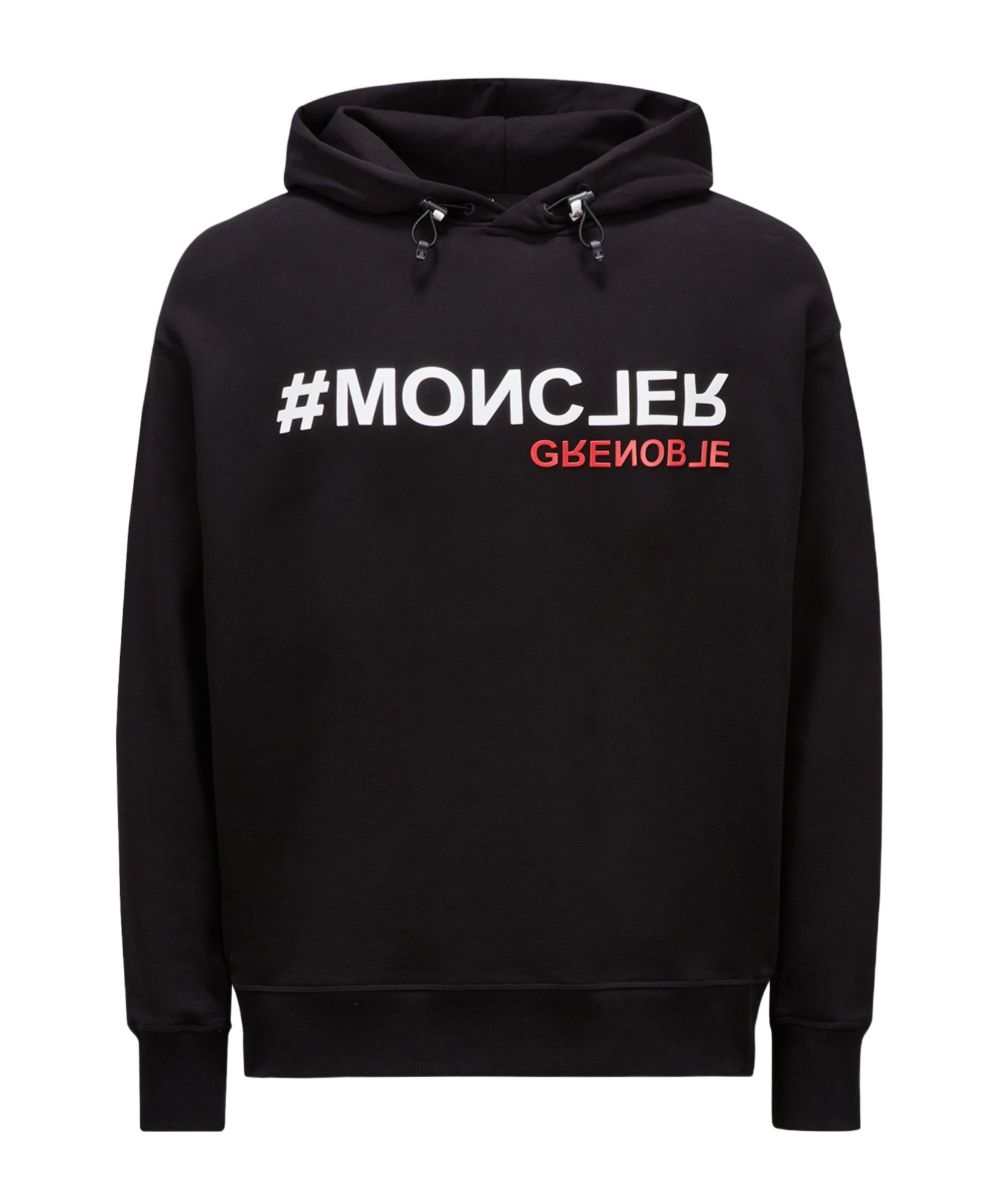 Moncler Logo Hoodie In Black