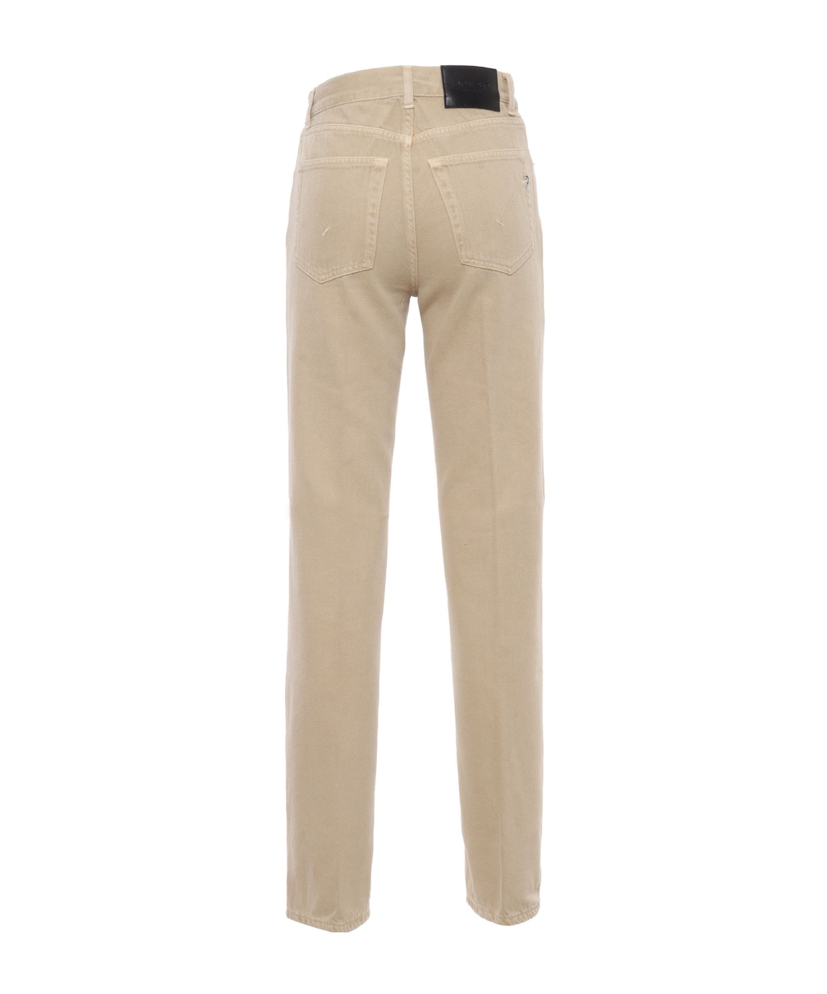 Dondup Logo Logo Denim Trousers In Nude