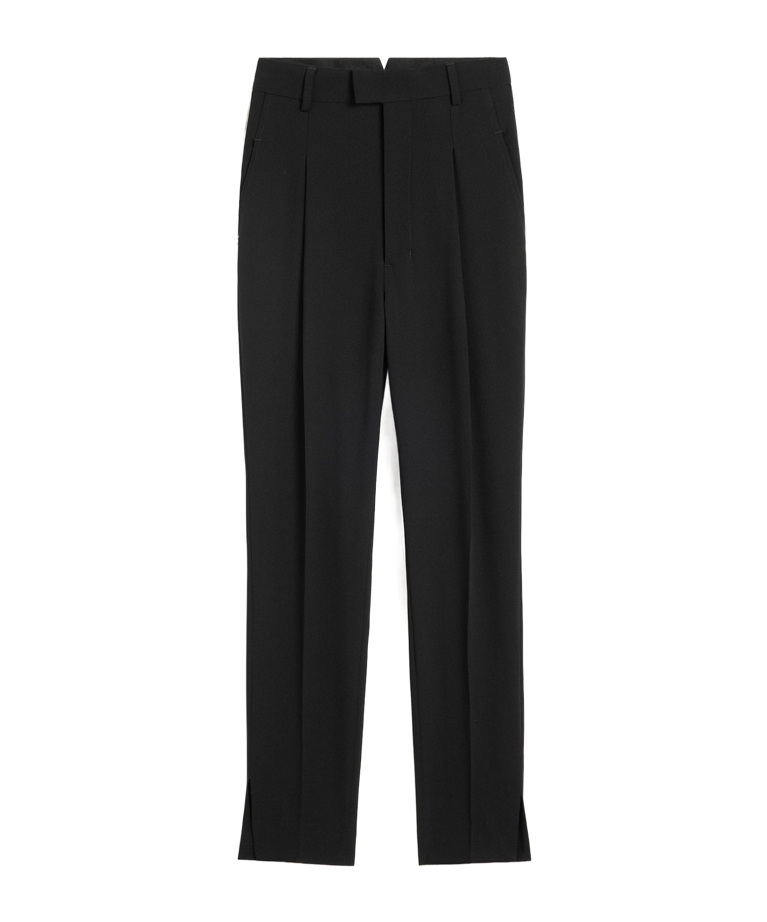 Ami Alexandre Mattiussi High-waisted Pipe Pants In Black