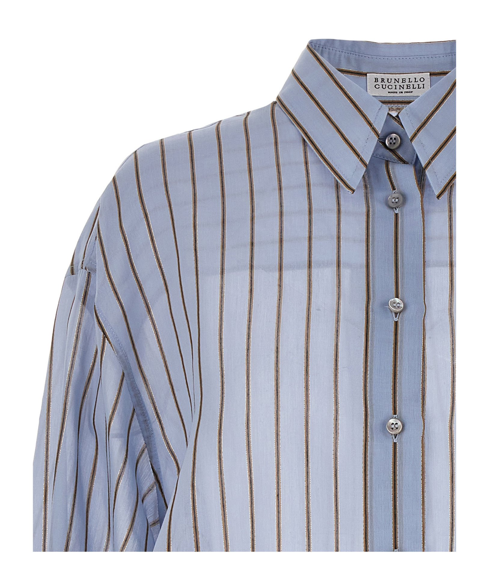 Brunello Cucinelli Lurex In Gray