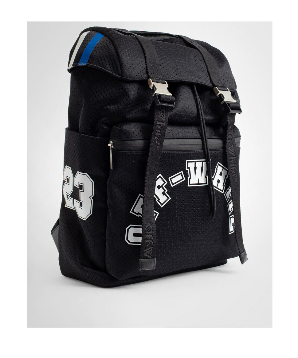 Off-white Outdoor Hike Mesh Backpack In Black