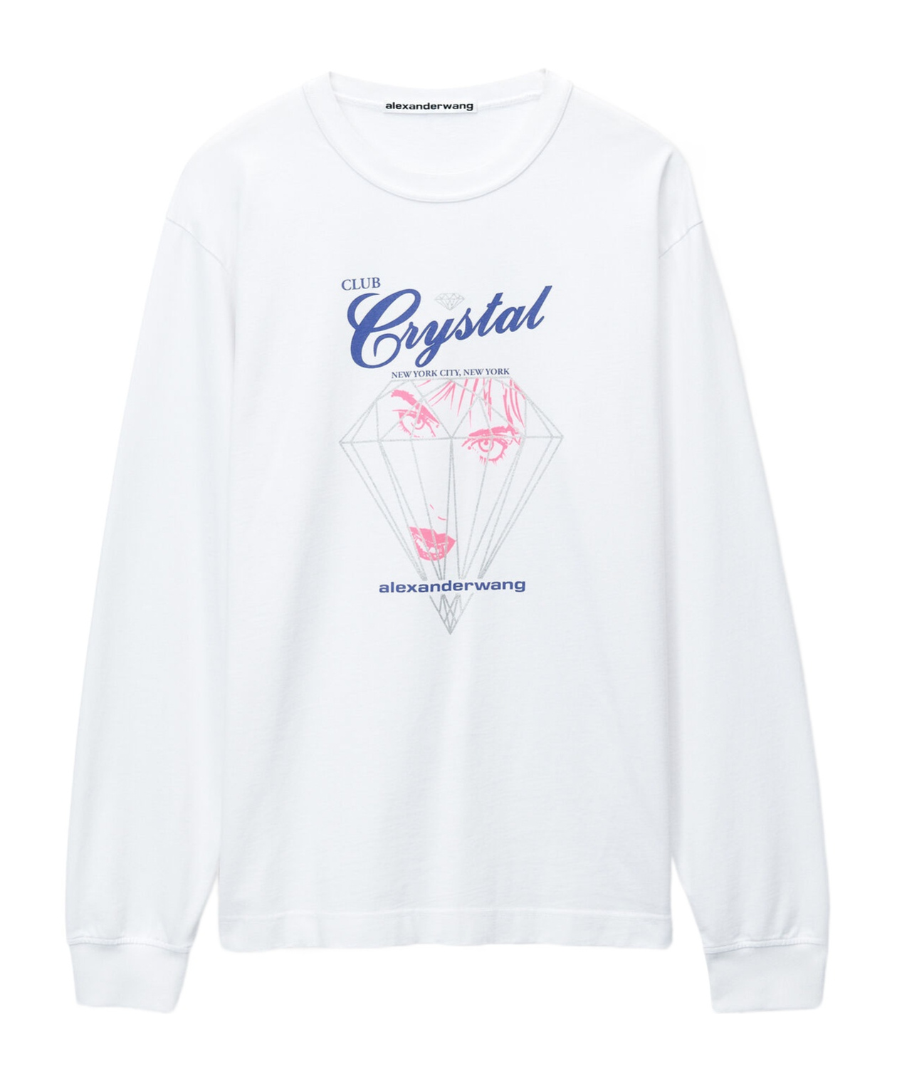 Alexander Wang Oberteil Aus Baumwoll-jersey Mit Print In White