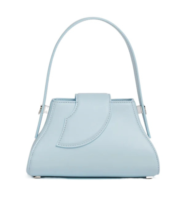 Gcds Small Comma Tote Bag In Blue