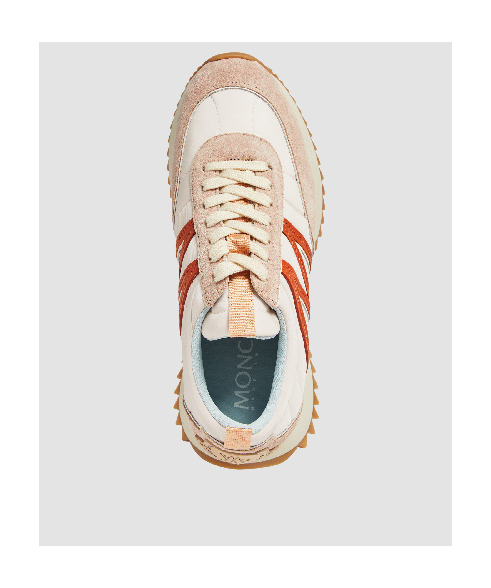 Shop Moncler Pacey Trainers In Pink