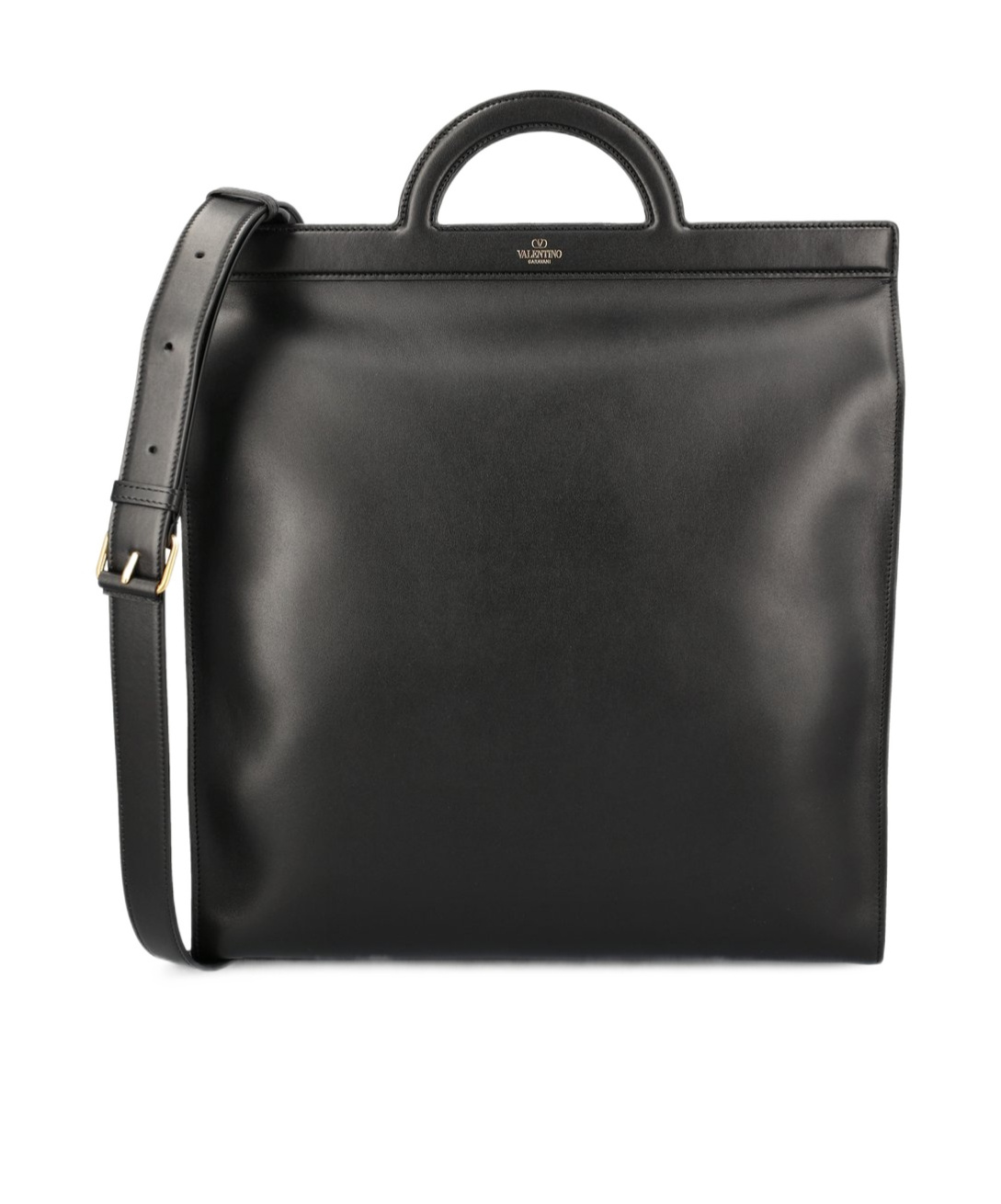 Valentino Logo-print Tote Bag In Black